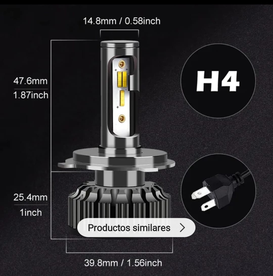 Faros LED | Tricolor | 18,000 Lúmenes | 80 watts
